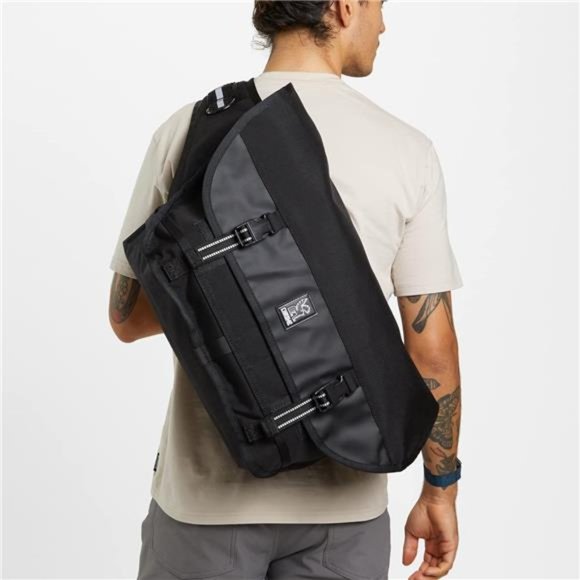 Messenger Satchel Bag with Iconic Seat Belt Buckle